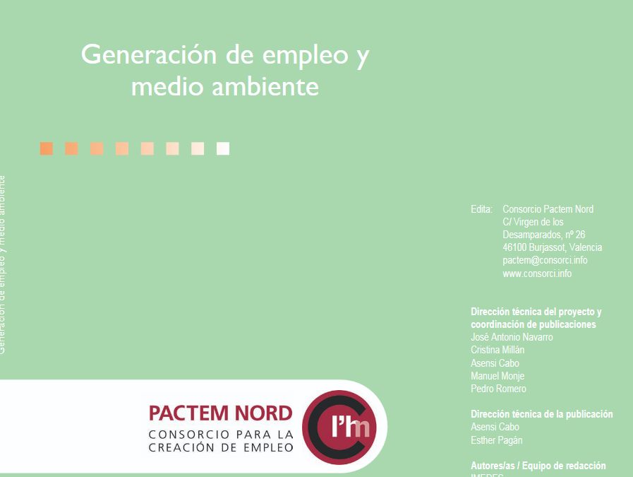 2008 – Generación de empleo y medioambiente