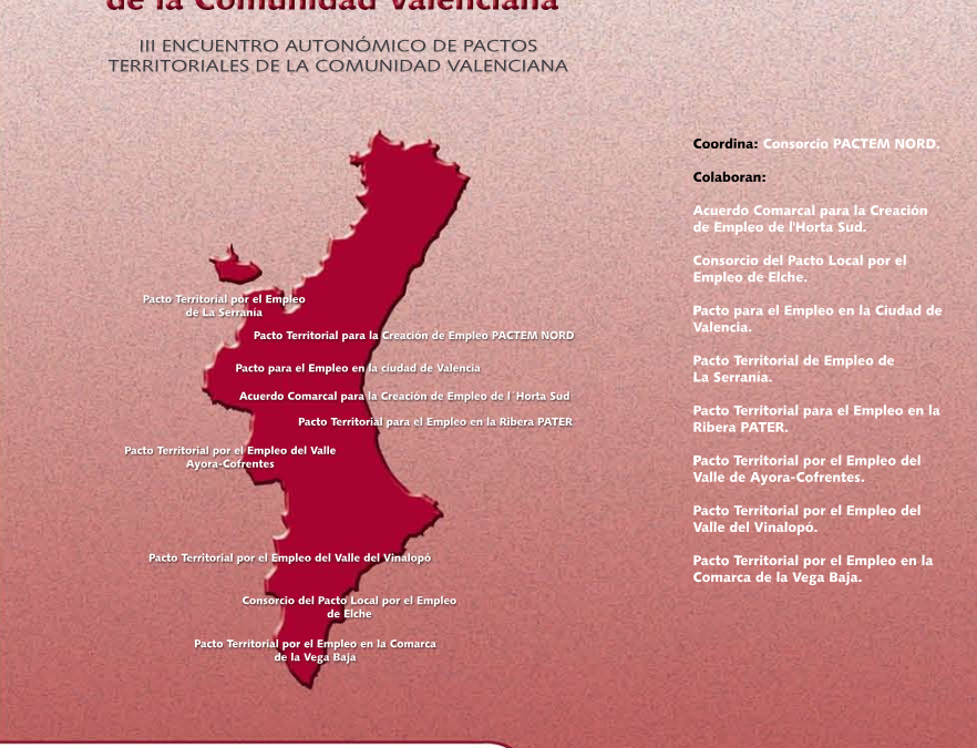 2008 – Guía de Pactos Territoriales de Empleo de la Comunitat Valenciana