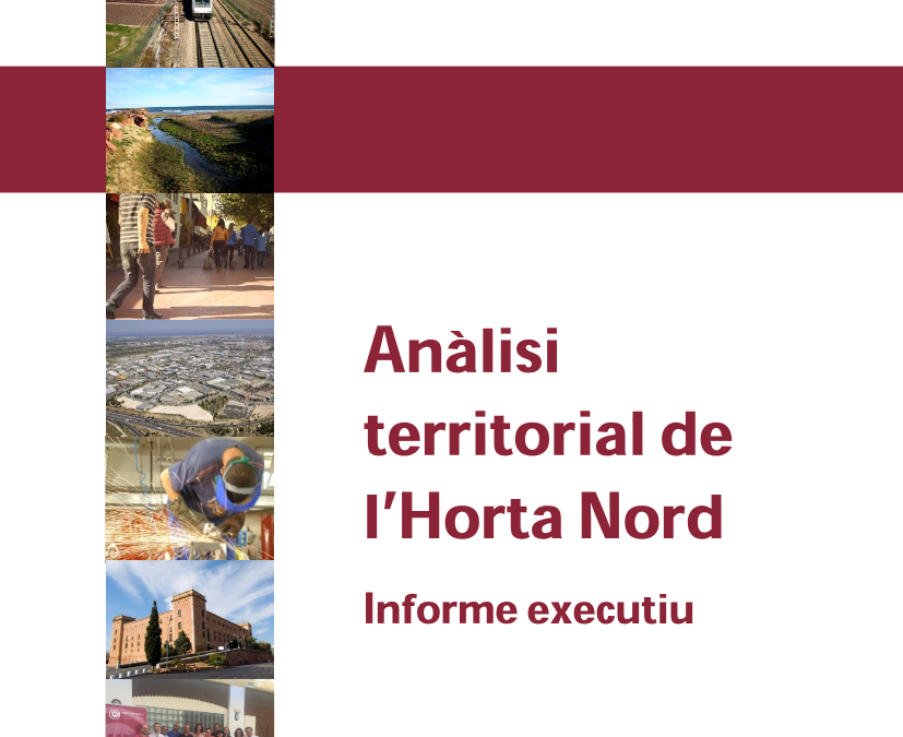 2017 – Anàlisi territorial de l’Horta Nord. Informe executiu